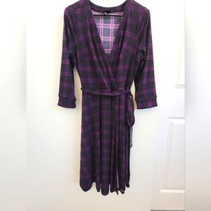 Torrid Women's Faux Wrap Midi Dress